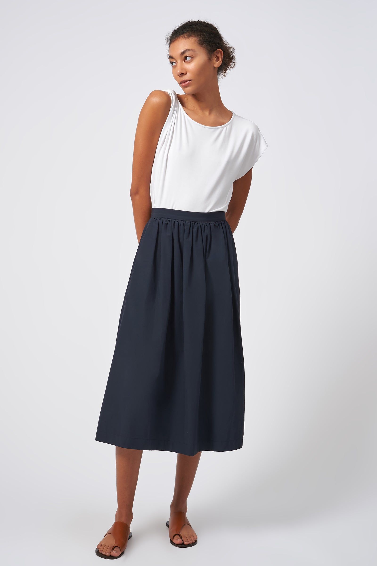 Amazon.com: Women Pleated Skirts High Waist A-Line OL Style Formal Midi  Skirts Harajuku Chic Street School Skirt Apricot Skirts S : Clothing, Shoes  & Jewelry